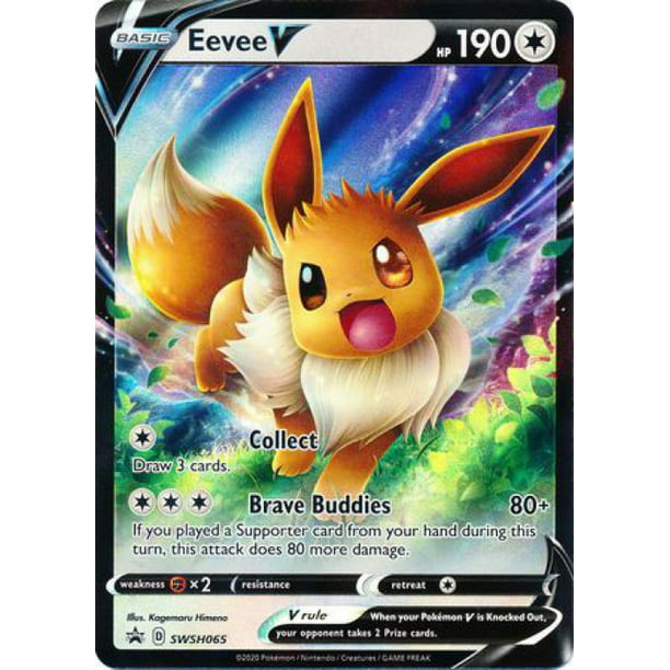 Eevee V Promo SWSH065 DIGITAL ptcgo in Game Card Pokemon TCG Online